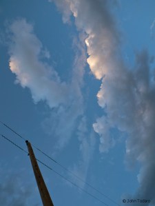 clouds and wires II