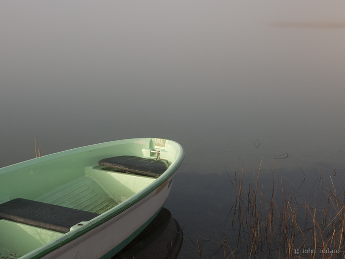 dinghy at dawn