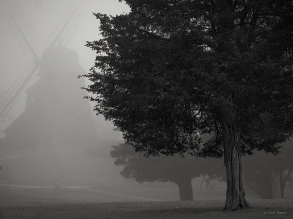 Mill in Fog