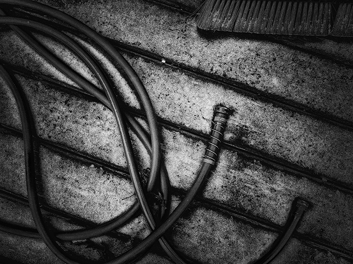 Hose and Broom